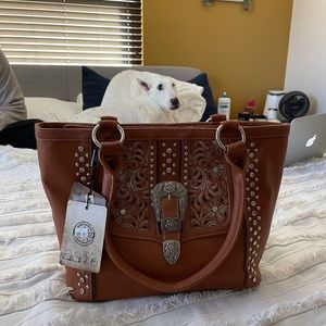 Montana West Buckle Concealed Carry Tote